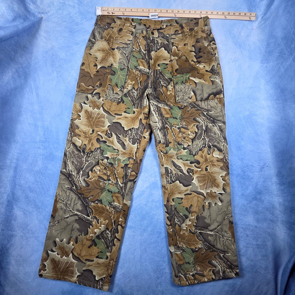 Vintage 10x Products Advantage Camo Thinsulate Insulated Hunting Pants Mens 42R